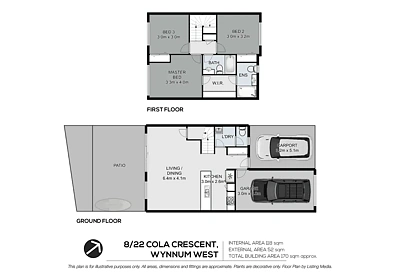 8/22 Cola Cres, Wynnum West, QLD 4178, 3 slaapkamers, 2 badkamers, Townhouse