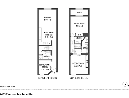 74/36 Vernon Terrace, Teneriffe, Brisbane - Inner City Region, 3房, 2浴, Apartment