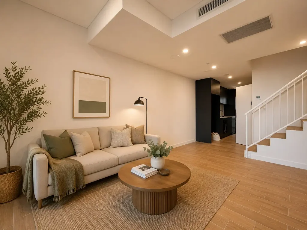 Split-level Two Bedroom Apartment For Lease