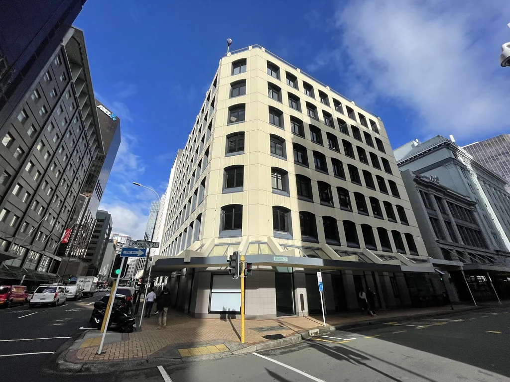 Wellington Central  Corner office - 445sqm Wellington Chambers