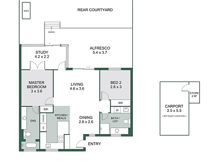 3/80 Mill Point Road, South Perth, Perth CBD, 2部屋, 2バスルーム, Apartment