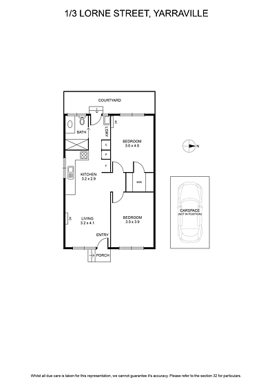 1/3 Lorne Street, Yarraville, VIC 3013, 2 Schlafzimmer, 1 Badezimmer, Unit