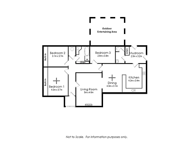 38 Memorial Drive, Naracoorte, SA 5271, 3 slaapkamers, 1 badkamers, House