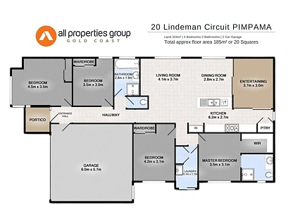 20 Lindeman Circuit, Pimpama, Gold Coast, 4 ਕਮਰੇ, 2 ਬਾਥਰੂਮ, House