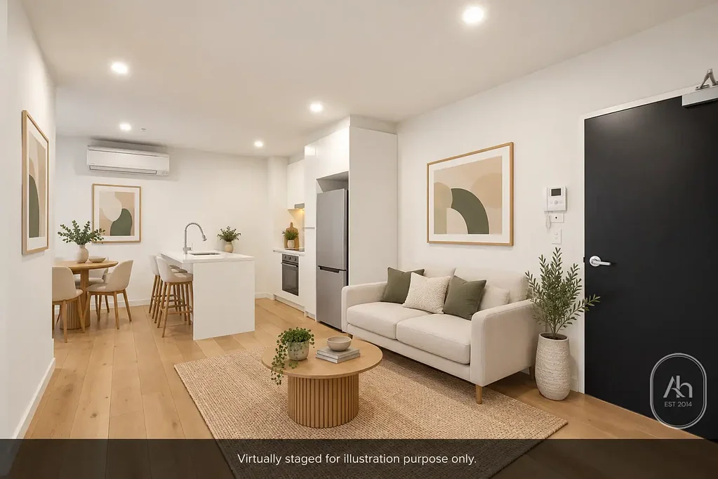 Fully Furnished 2-Bedroom Apartment with Car Space in Prime North Melbourne