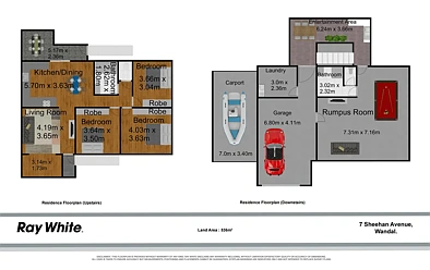 户型图 - 7 Sheehan Avenue, Wandal, QLD 4700