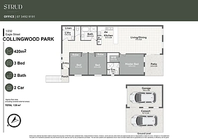 Lot 1/232 Eagle Street, Collingwood Park, QLD 4301, 3房, 2浴, House