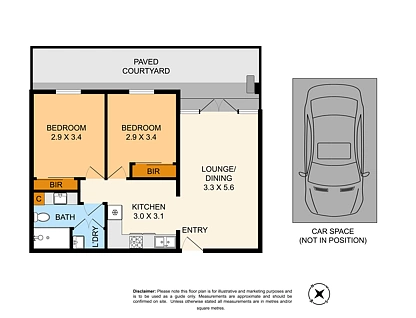 101/9 Morton Avenue, Carnegie, Bayside, 2 침실, 1 욕실, Apartment