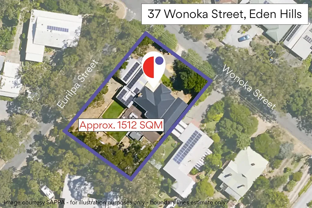 Eden Hills 4房  LAND & LOCATION, APPROX. 1,512 SQM NEAR LEVEL ALLOTMENT WITH DUAL STREET ACCESS