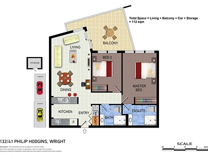 132/41 Philip Hodgins Street, Wright, ACT 2611, 2 ਕਮਰੇ, 2 ਬਾਥਰੂਮ, Apartment