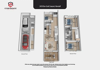 Plano ng Bahay - 24/35 Bon Scott Crescent, Moncrieff, ACT 2914