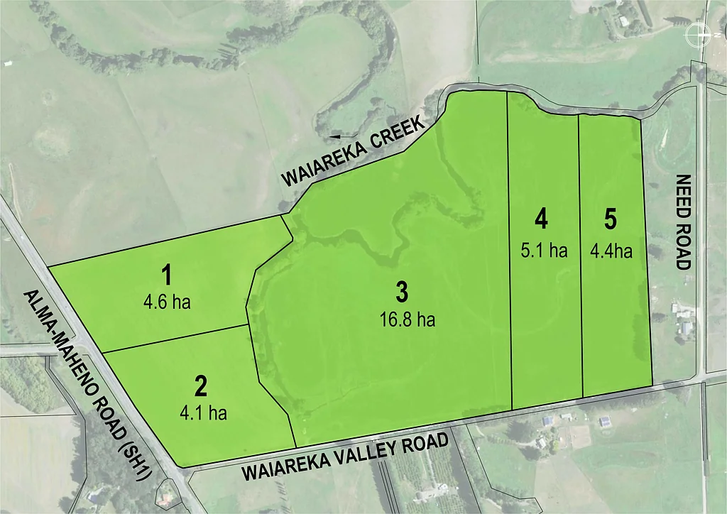 Deborah  Waiareka Valley Road Subdivision