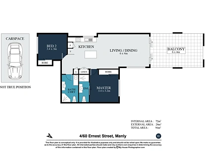 4/60 Ernest Street, Manly, QLD 4179, 2 ਕਮਰੇ, 2 ਬਾਥਰੂਮ, Unit