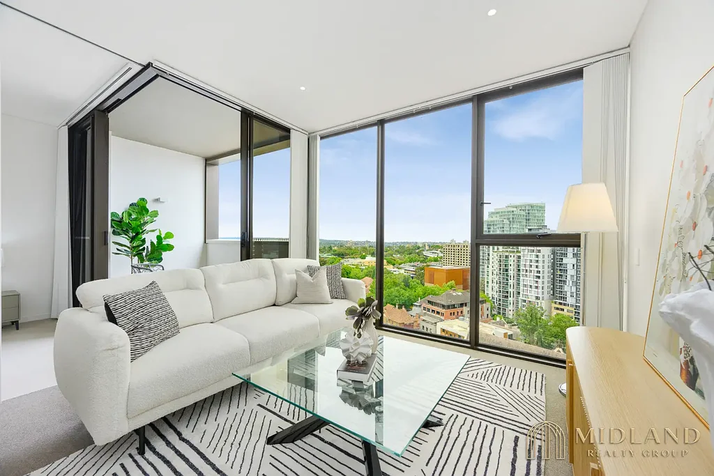 North Sydney 1બેડરૂમ Elevated & Oversized One-Bedroom + Study Retreat in 'Skye' by Crown Group
