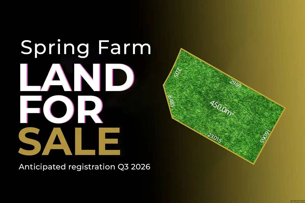 Spring Farm Exclusive Land Opportunity in Spring Farm - Registration anticipated Q3 2026