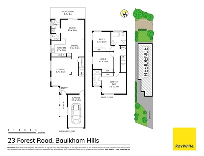 23 Forest Road, Baulkham Hills, The Hills, 3 غرف, 2 حمامات, Apartment
