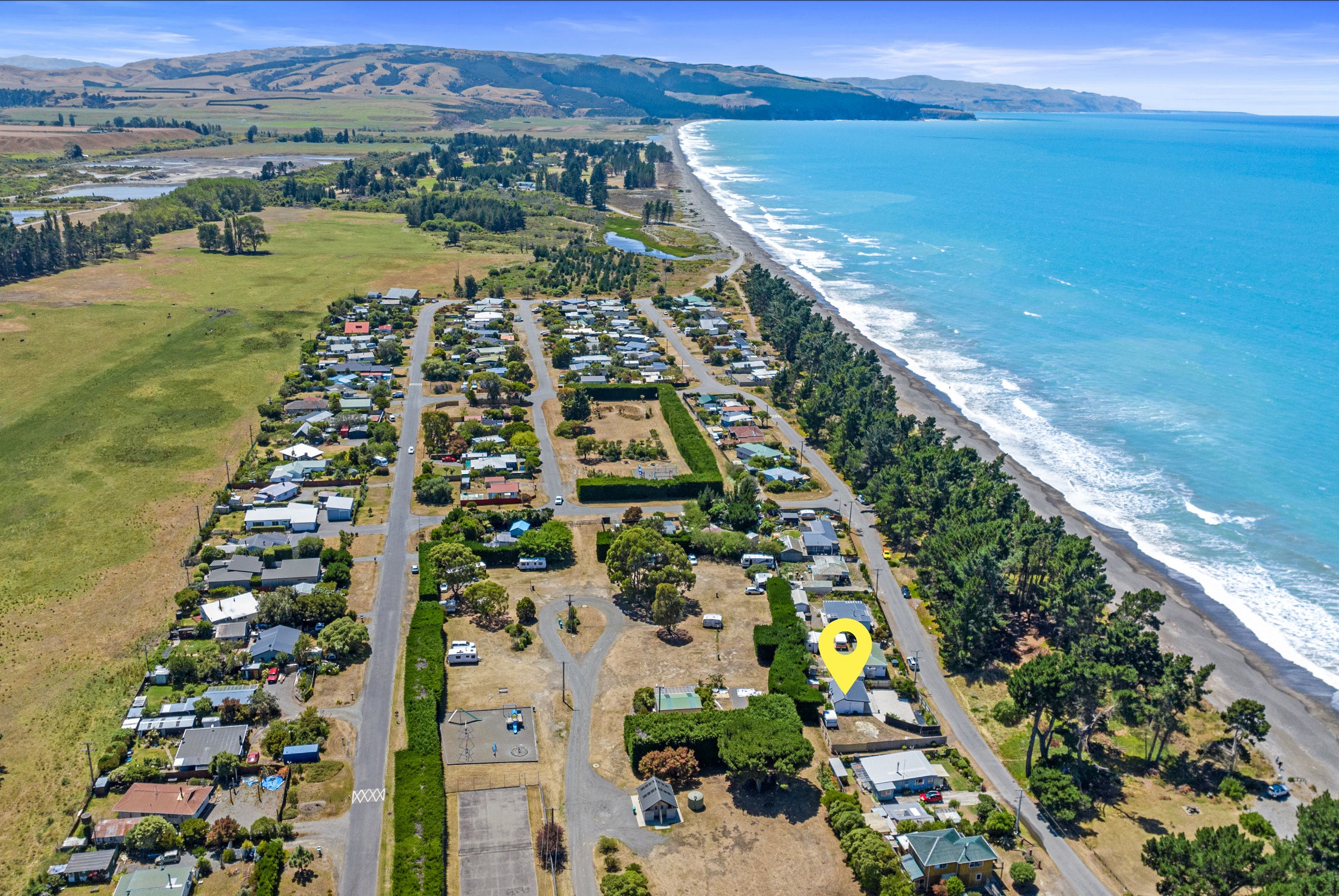 10 Chamberlain Avenue, Amberley, Hurunui, 1房, 1浴, House