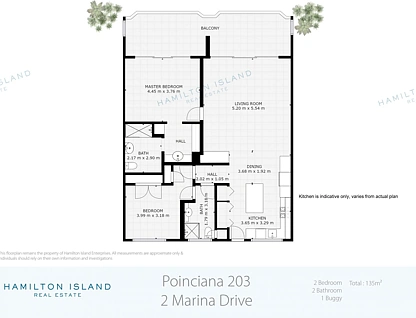 Poinciana 203/2 Marina Drive, Whitsundays, Mackay, 2 غرف, 2 حمامات, Apartment