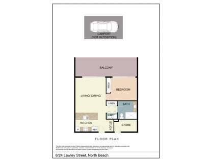 6/24 Lawley Street, North Beach, WA 6020, 1 Bedrooms, 1 Bathrooms, Apartment
