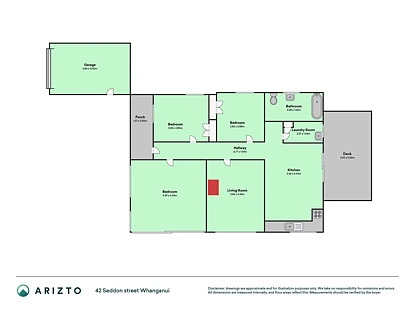 42 Seddon Street, Aramoho, Manuwatu, 3房, 1浴, 独立屋