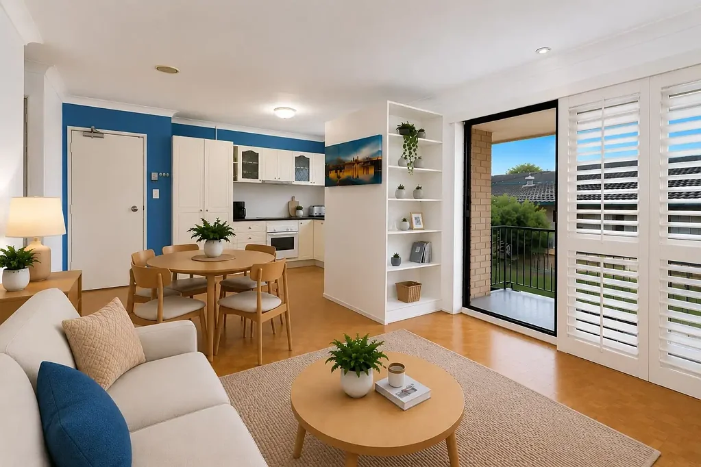 Coorparoo 1 Bedroom Charming Apartment with Large Multipurpose Room or Easily Reinstate back to a Garage