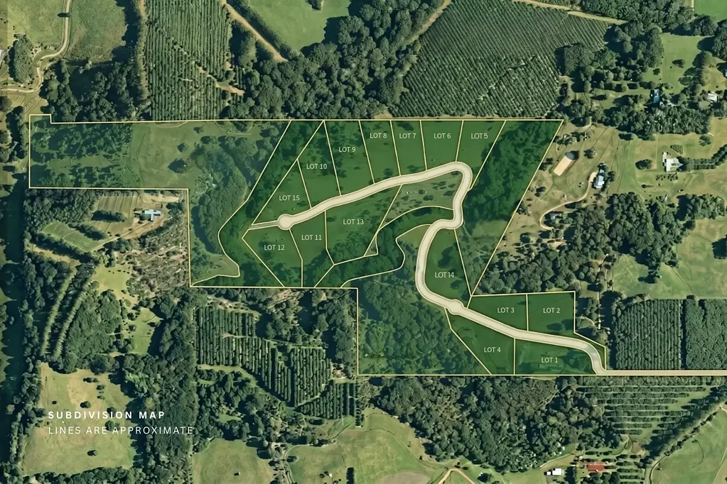 Federal 4房  DA-Approved 15 Lot Subdivision | 129 Acres of Hinterland Scale, Views & Investment Upside
