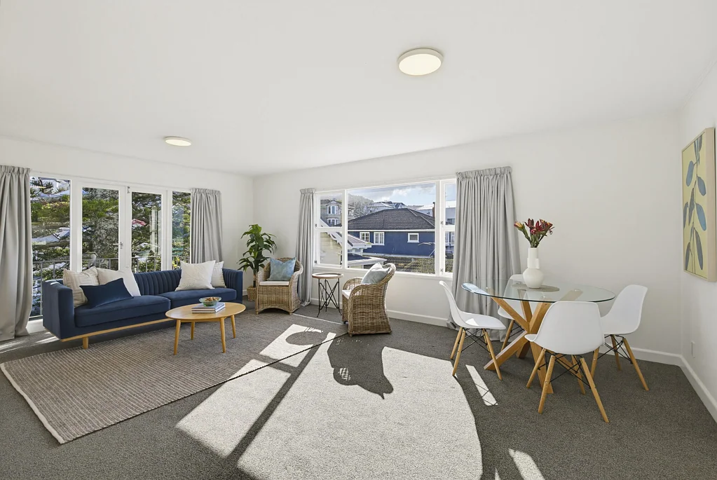 Te Aro 2房  City Apartment with Sun, View + Garage