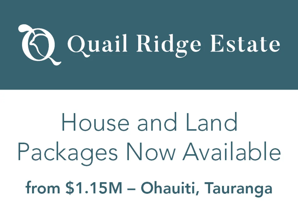 Ohauiti  Quail Ridge Estate-House & Land Packages Available