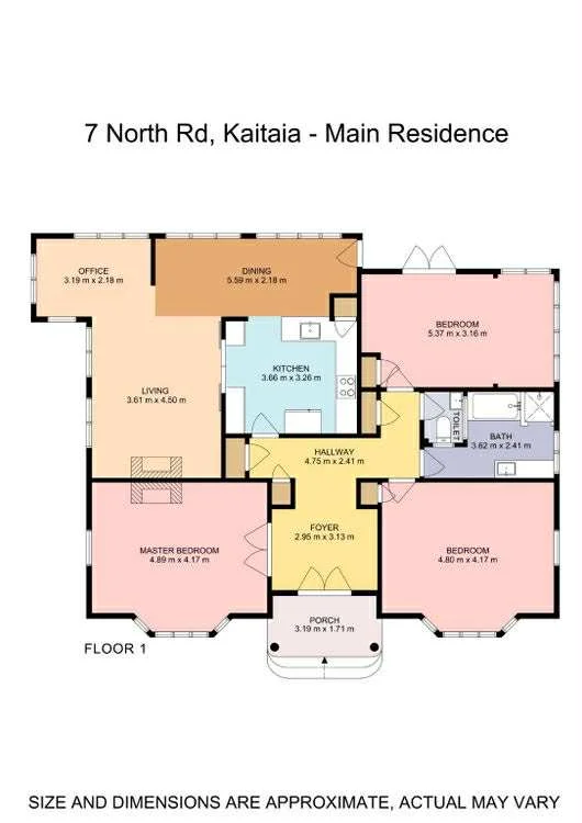 7 North Road, Kaitaia, Far North, 3 Bedrooms, 1 Bathrooms, House