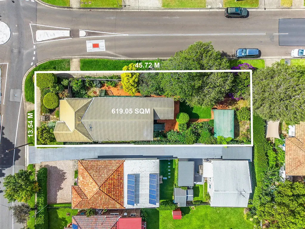 West Ryde 4ห้องนอน Prime Corner Block – 619.05sqm in Blue-Chip West Ryde LMR Zone, duplex potential