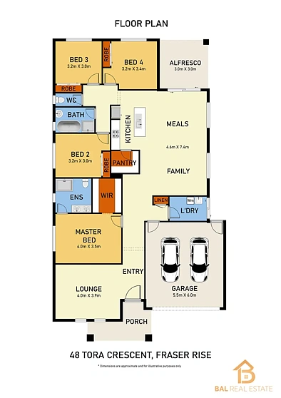 48 Tora Crescent, Fraser Rise, VIC 3336, 4 slaapkamers, 2 badkamers, House