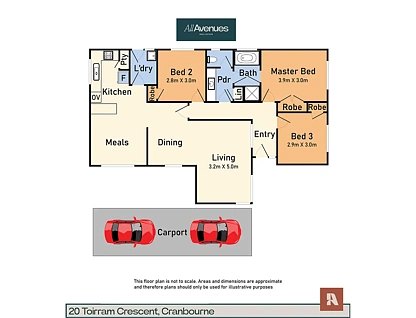 20 Toirram Crescent, Cranbourne, VIC 3977, 3 कमरे, 1 बाथरूम, House