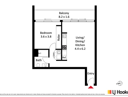 721/253 Northbourne Avenue, Lyneham, Inner North, 1房, 1浴, Apartment