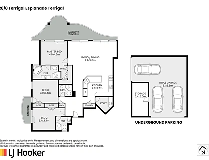 28/8 Terrigal Esplanade, Terrigal, NSW 2260, 3房, 3浴, 公寓