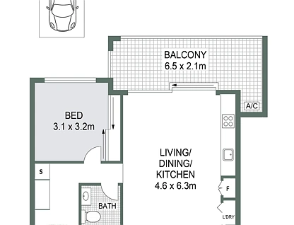 127/54a Blackwall Point Road, Chiswick, Inner West, 1 Bedrooms, 1 Bathrooms, Apartment