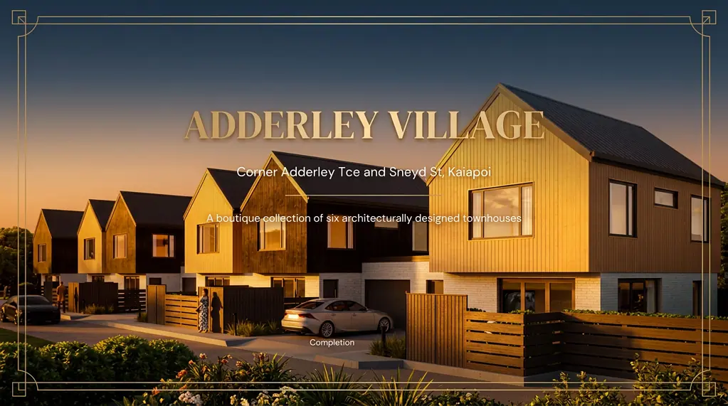 Kaiapoi 2房  Adderley Mews