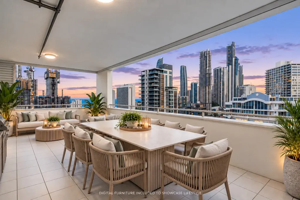 Surfers Paradise 3ਬੈੱਡਰੂਮ MAJOR PRICE REPOSITIONING – 219m² Half-Floor Budds Beach Sky Home – Sellers Ready to Move!