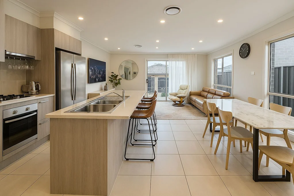 Bardia 5غرفة نوم Beautiful 4Bed+3bath+Study,Walk to Edmondson Park Station New SOLAR System 6.6kw