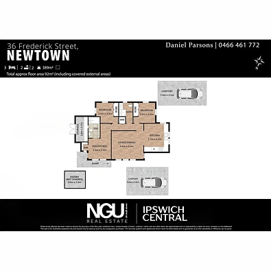 36 Frederick Street, Newtown, QLD 4305, 3 Bedrooms, 2 Bathrooms, House