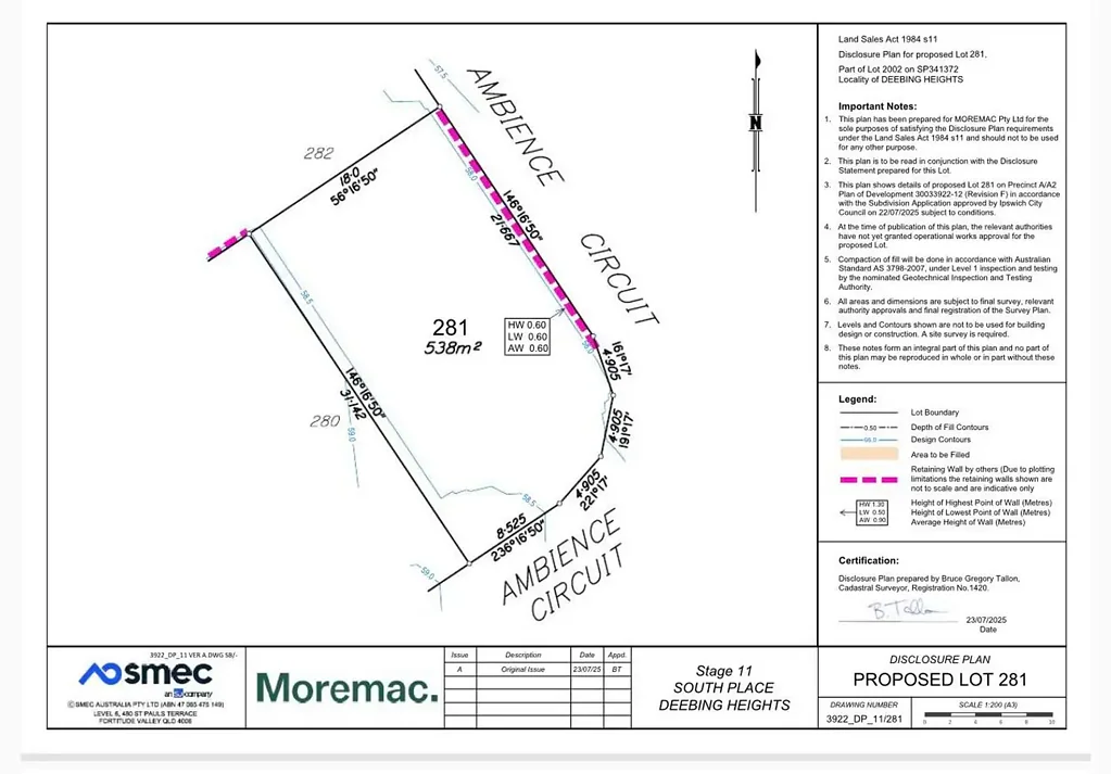 Deebing Heights Premium 538m² Homesite in the Sought-After South Place Estate