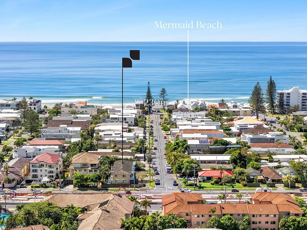 Mermaid Beach 2房  Fully Renovated, Foot Steps to the Beach and 1/6 Owner of a Mermaid Beach 817m2 Block!