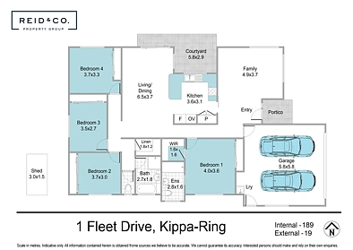 1 Fleet Drive, Kippa-Ring, QLD 4021, 4 Bedrooms, 2 Bathrooms, House