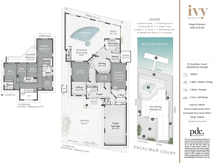 15 Excalibur Court, Paradise Point, Gold Coast, 5 chambres, 4 salles de bain, House