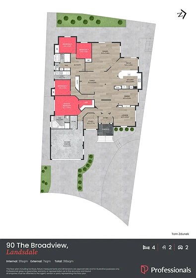 90 The Broadview, Landsdale, WA 6065, 4 Bedrooms, 2 Bathrooms, House