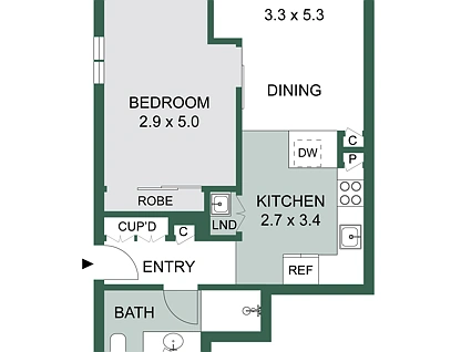 302/228 Elizabeth Street, Surry Hills, Sydney CBD, 1 침실, 1 욕실, Apartment