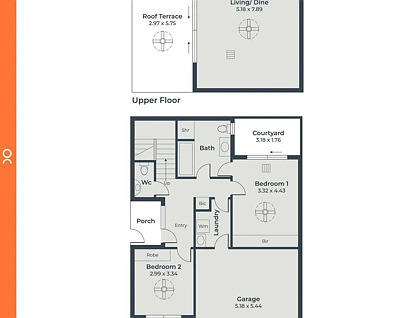 28-30 Howard Florey Street, Adelaide, Adelaide CBD, 2 कमरे, 1 बाथरूम, House