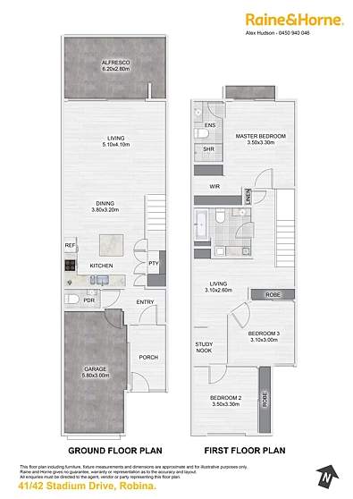 41/42 Stadium Drive, Robina, QLD 4226, 3房, 2浴, Townhouse