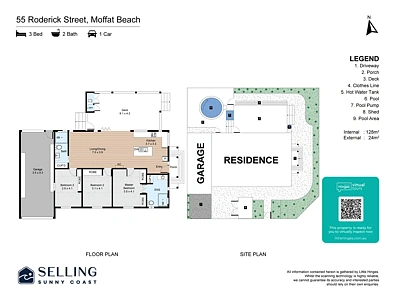 55 RODERICK Street, Moffat Beach, QLD 4551, 3 slaapkamers, 2 badkamers, House