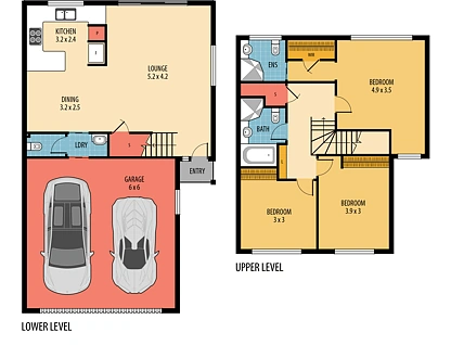 32/140 Endeavour Boulevard, North Lakes, Moreton Bay Region, 3 침실, 2 욕실, Townhouse