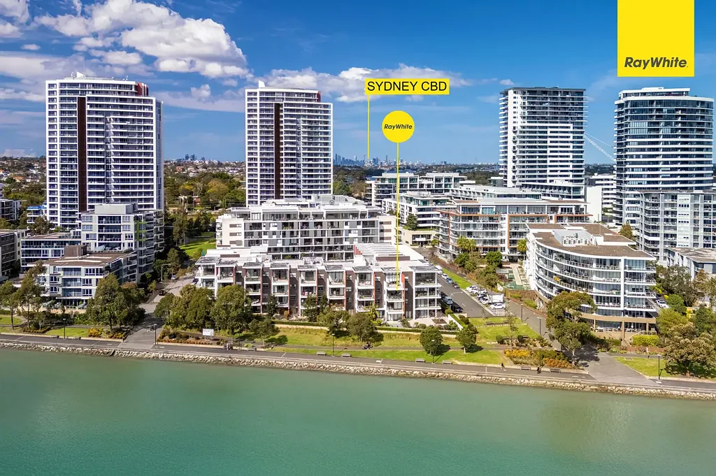 Rhodes 1 Bedroom Spectacular Waterfront Perch | 1 Bed + Study with Panoramic Water Views